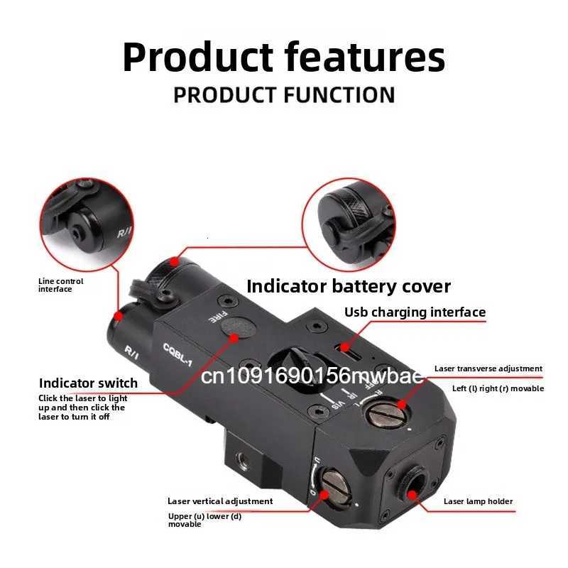 1 Indicator Weapon Gun Light Combo Red Green Dot Tactical SF M300A M600C LED Flashlight Hunting Airsoft Scout Fit 20mm Rail W250722