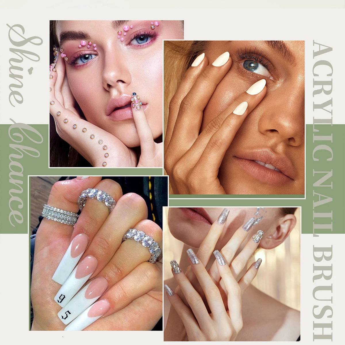 KEMEISI #8-#16 Kolinsky Acrylic Nail Brush Set 3D Pure Handmade Nail Brushes For Acrylic Application Professional Nail Art Brush 250716