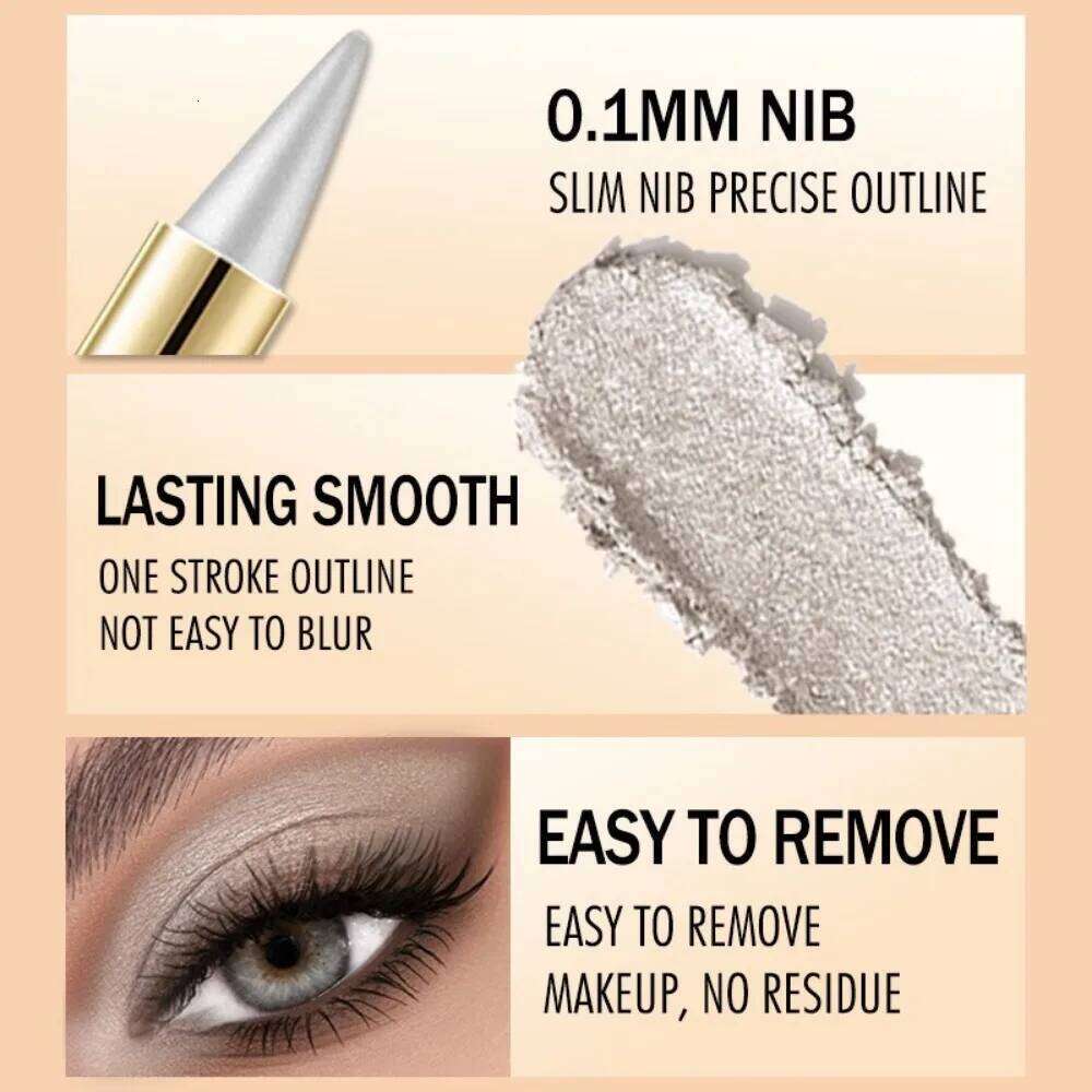 Tapered High Pigment Creamy texture Stick Sweat Proof Pencil Daily Makeup ltifunctional Eyeliner Gel Lip&Eyes Pen X250726
