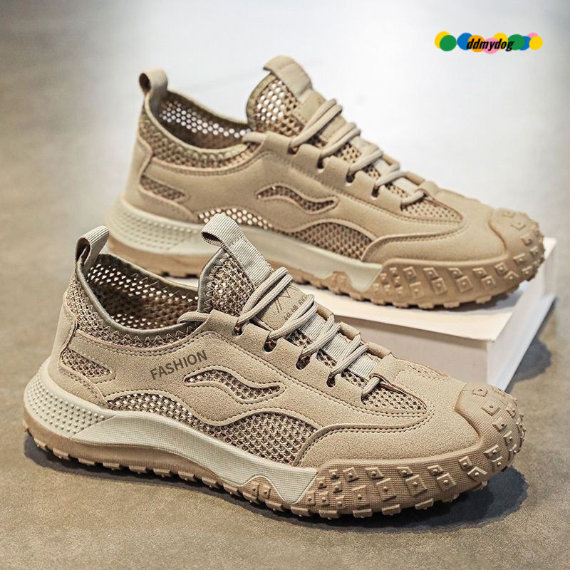 Casual Sports Mesh Breathable Lightweight Outdoor Hiking Men's Safety Work Shoes ddmydog