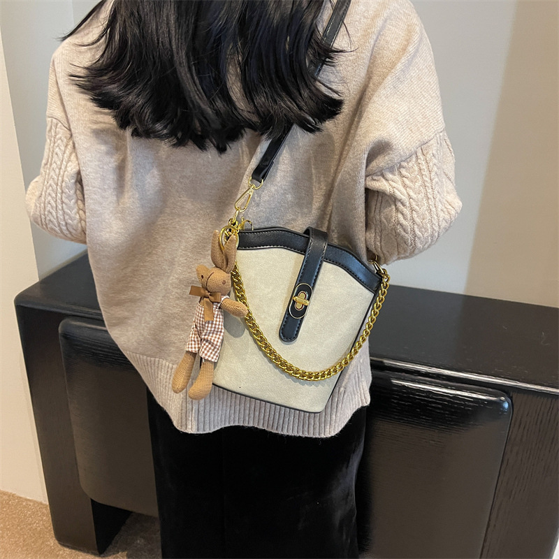 Luxury Brand Designer Bag Women's Bags This Year's Trend Niche Design Color-Block Patchwork New Women's Bags Fashionable Personality Ch