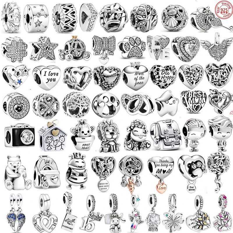 Authentic 925 Sterling Silver Infinite Heart Puppy Football Camera Beads Fit Original DIY Charms Bracelet Women Jewelry XJ250726