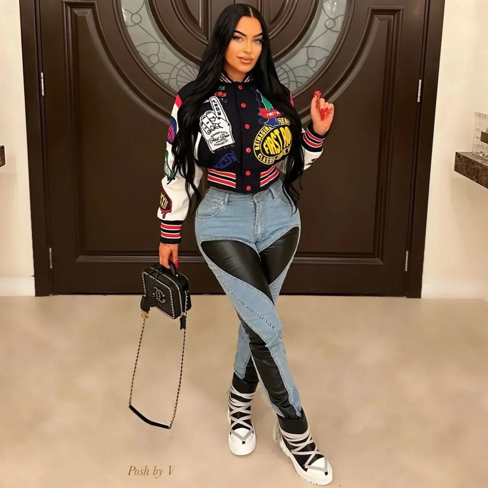 Spring Summer Fashion Long Sleeve Slim Jacket Coats Sporty Baseball Uniform Clothes Tops Femme 250725