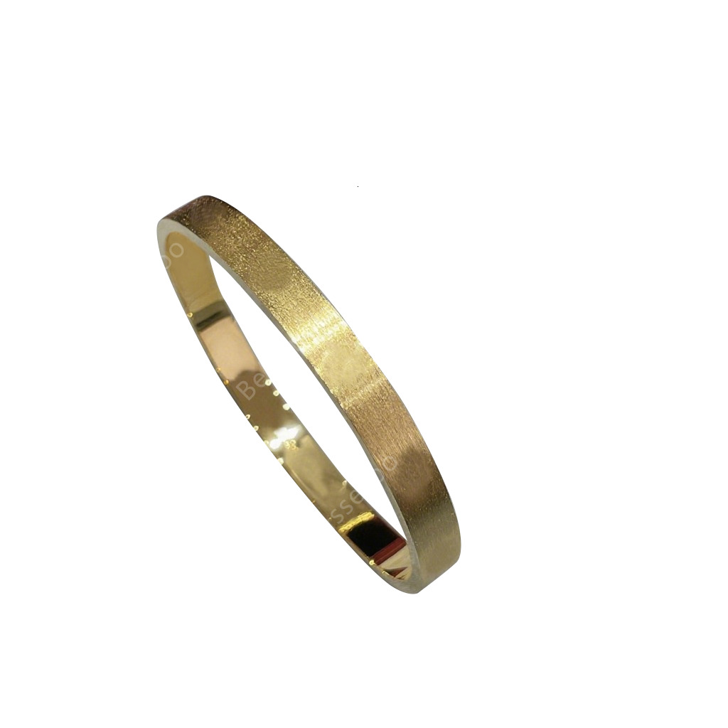 Designer Bangle Brushed Bracelet Matt Gold Silver Luxury Bracelets without Diamonds High-end Womens Mens Lover Jewelry 3 Colors Optional with Red Orginal Box