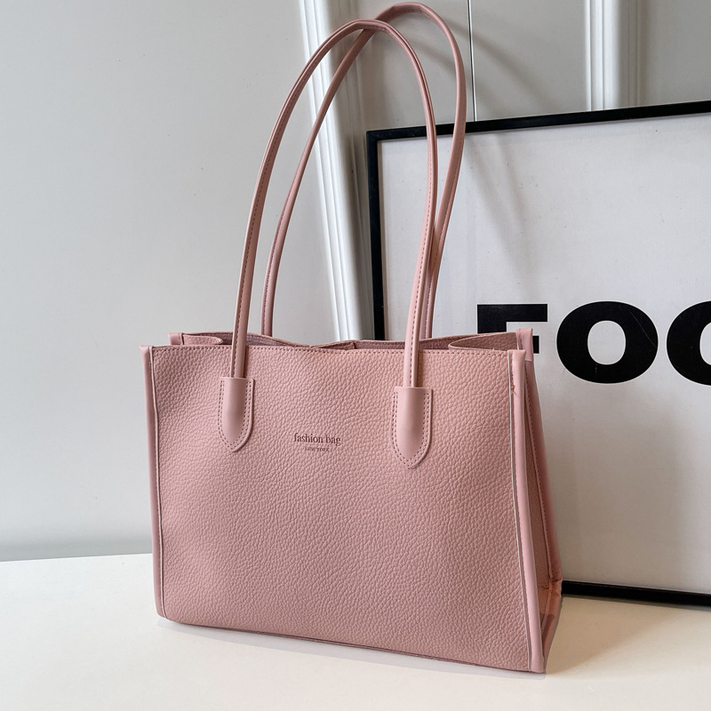 Womens Large Capacity Tote Bag - Stylish & Functional with Textured Design