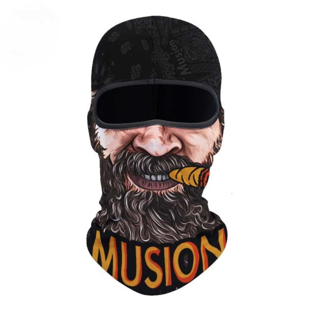 3D Balaclava Ski Mask Motorcycle Full Face Mask Outdoor Hood Headwear s Skull Mask Men Women for Halloween Z250725