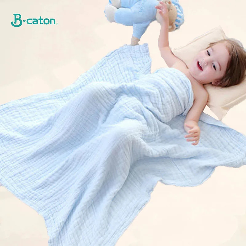 Baby Bath Towel Boys Girls 100% Cotton Children Towels Blanket For born Bathrobe 6 Layers Gauze Washcloth Infant Swaddle 250725