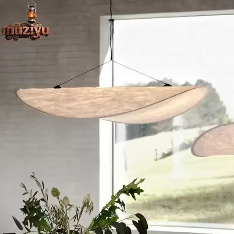 Muziyu Italian Original Design Paper Pendant Chandelier for Dining Living Room Island Leaf Shaped Indoor House Lighting DecorXJ250725