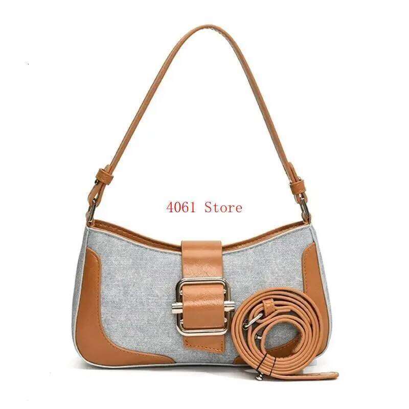 Fashion Shoulder Bag For Women PU Leather Crossbody Purse With Adjustable Strap