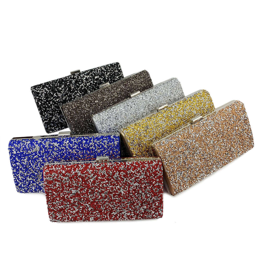 Full Rhinestone Simple Dress Party Bridesmaid Handheld Single Shoulder Crossbody Women's Bag