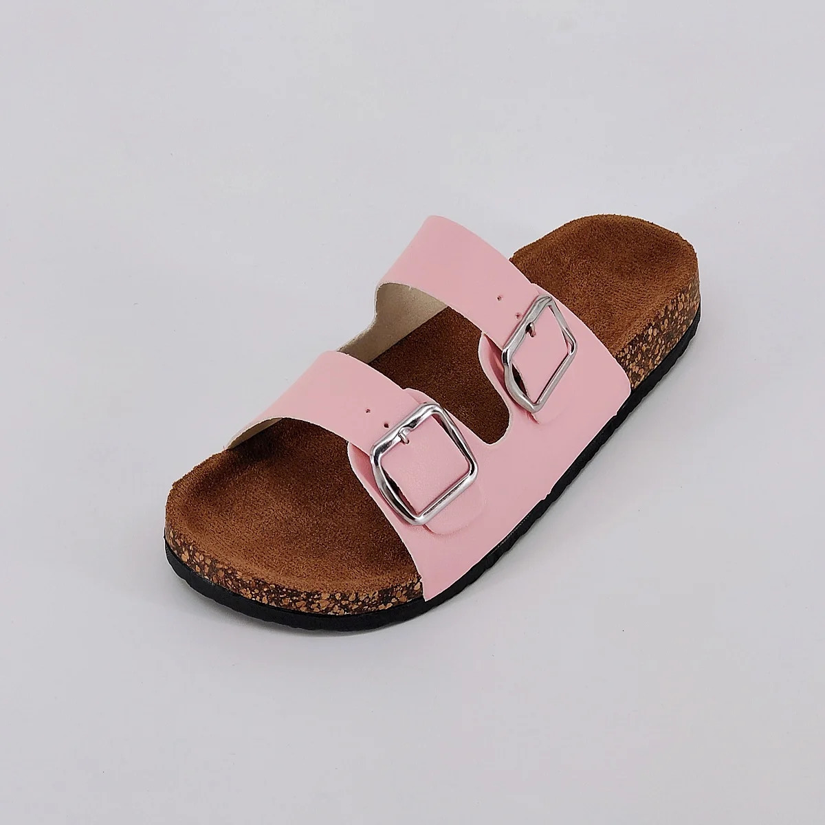 Fashionable Buckle Flat Cork Slippers Leisure Beach Style Summer Unisex Outdoor Casual Open Toe Sandals 250725