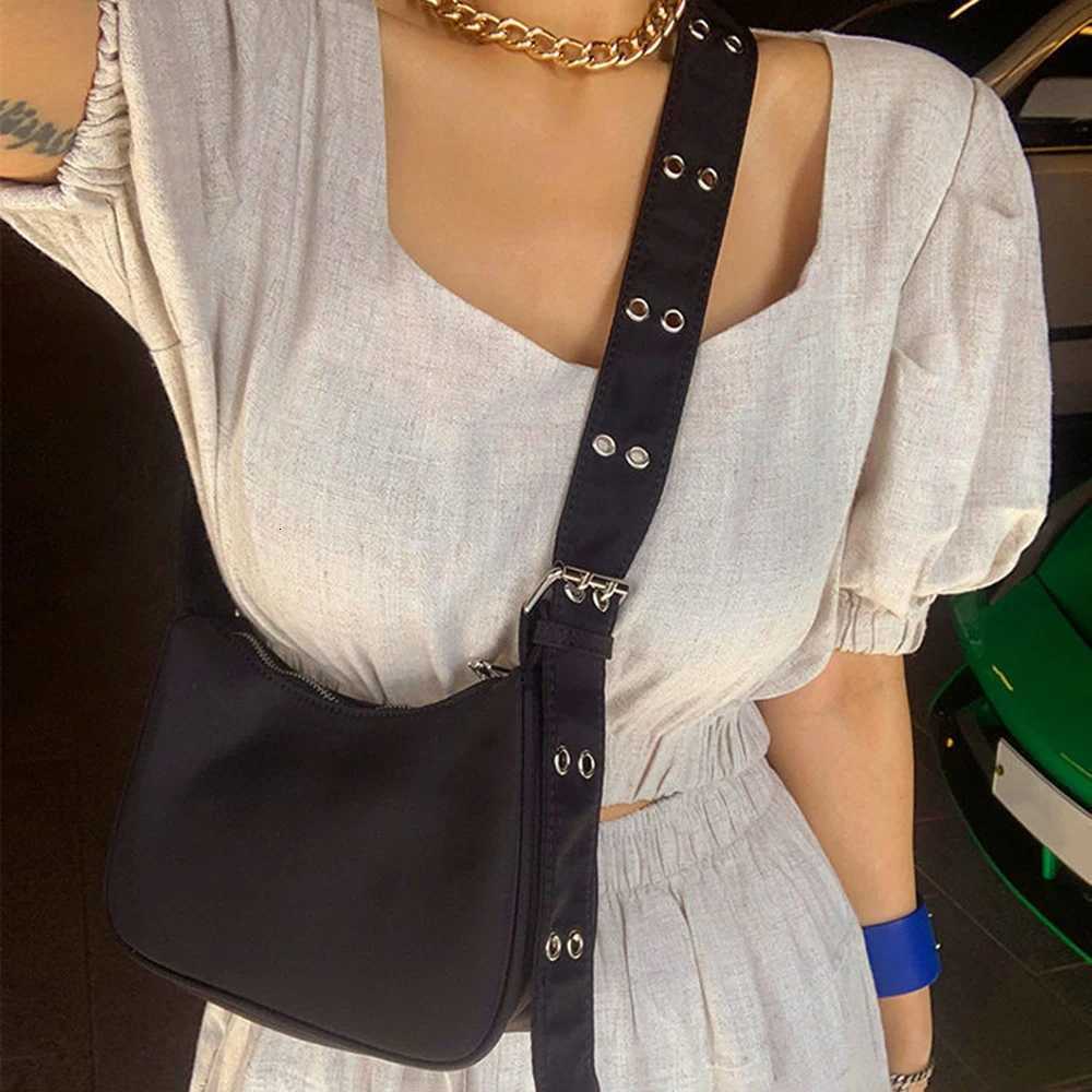 Trendy Crossbody Bags with Double-breasted Adjustable Strap Womens Shoulder Bag Zipper Purse Y250730