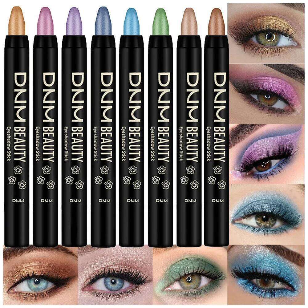 2 in 1 Pearl lipstick stick waterproof flash matte makeup high pigment eyelid wrinkles eye shadow pen X250726