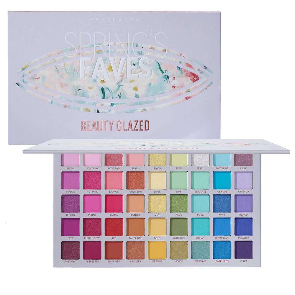 GlazedSpring's Faves BePerfect Beauty Waterproof Eyeshadow Palette Shimmer Highlighter & Contour Glazed Makeup for Eyes