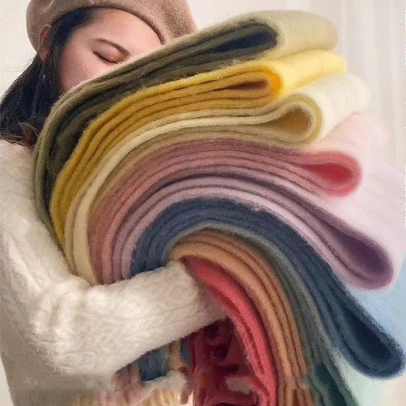 Womens Winter Scarves Cashmere Scarf Ladies Winter Black Scarf Warm Big Scarf XWJ12 250724