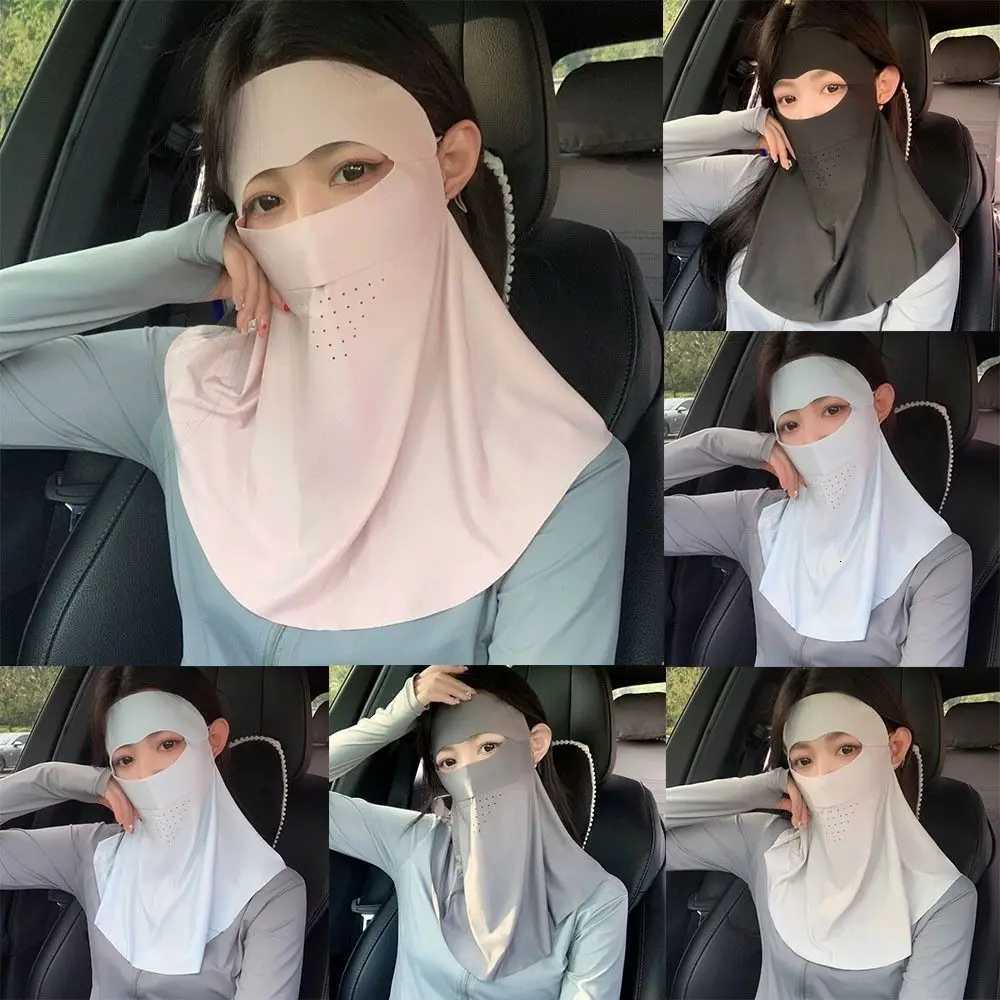 Sun Protection Mask Outdoor Sport Sunscreen Mask UV Protection Breathable Neck Gaiter Anti-UV Mask Silk Mask Z250725