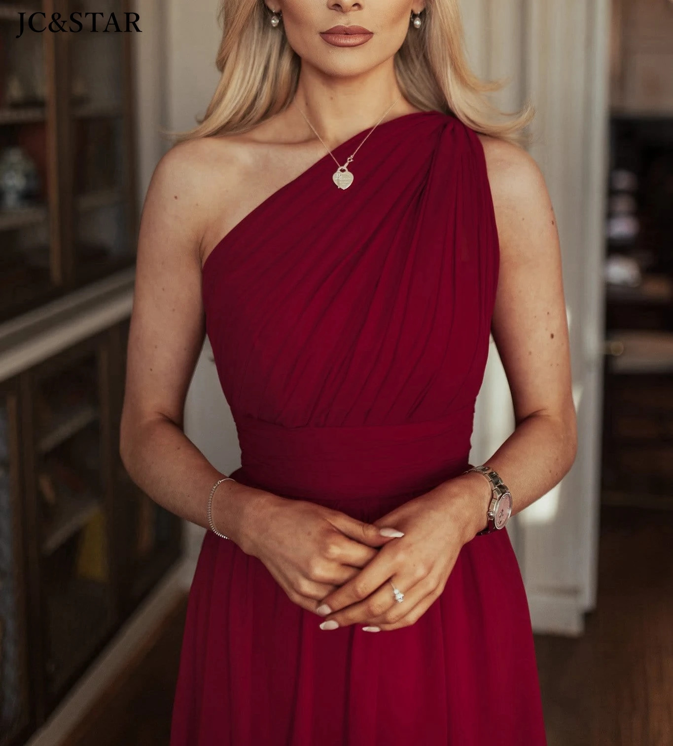 Ball Gowns Lavender Purple Chiffon Bridesmaid Dresses Long One Shoulders Simple Elegant Wedding Guest High Quality Vesti 250725