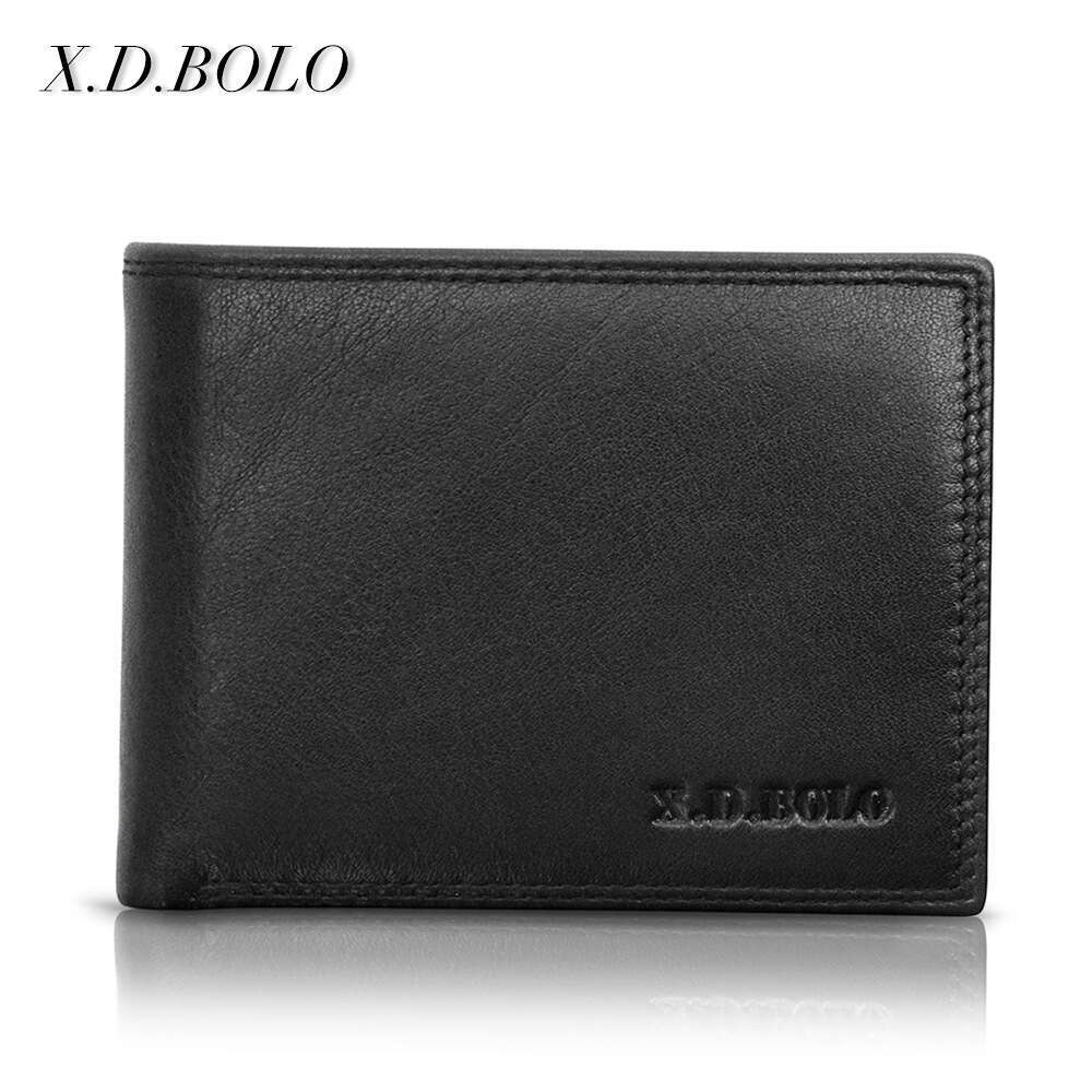 Cowhide Short Casual Men's Wallet Multi-Card Slot Coin Purse designer wallet B5 B5