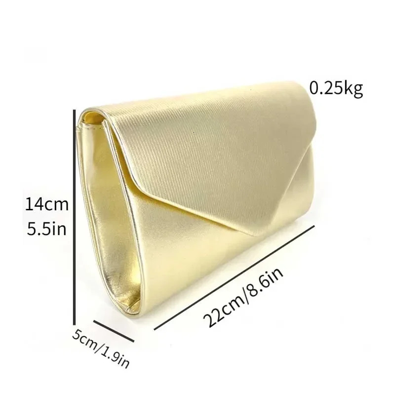 Womens Evening Bag Ladies Day Clutch Envelope Handbag Daily Clutch Wedding Party Bling Gold Chain Crossbody Bags 250723