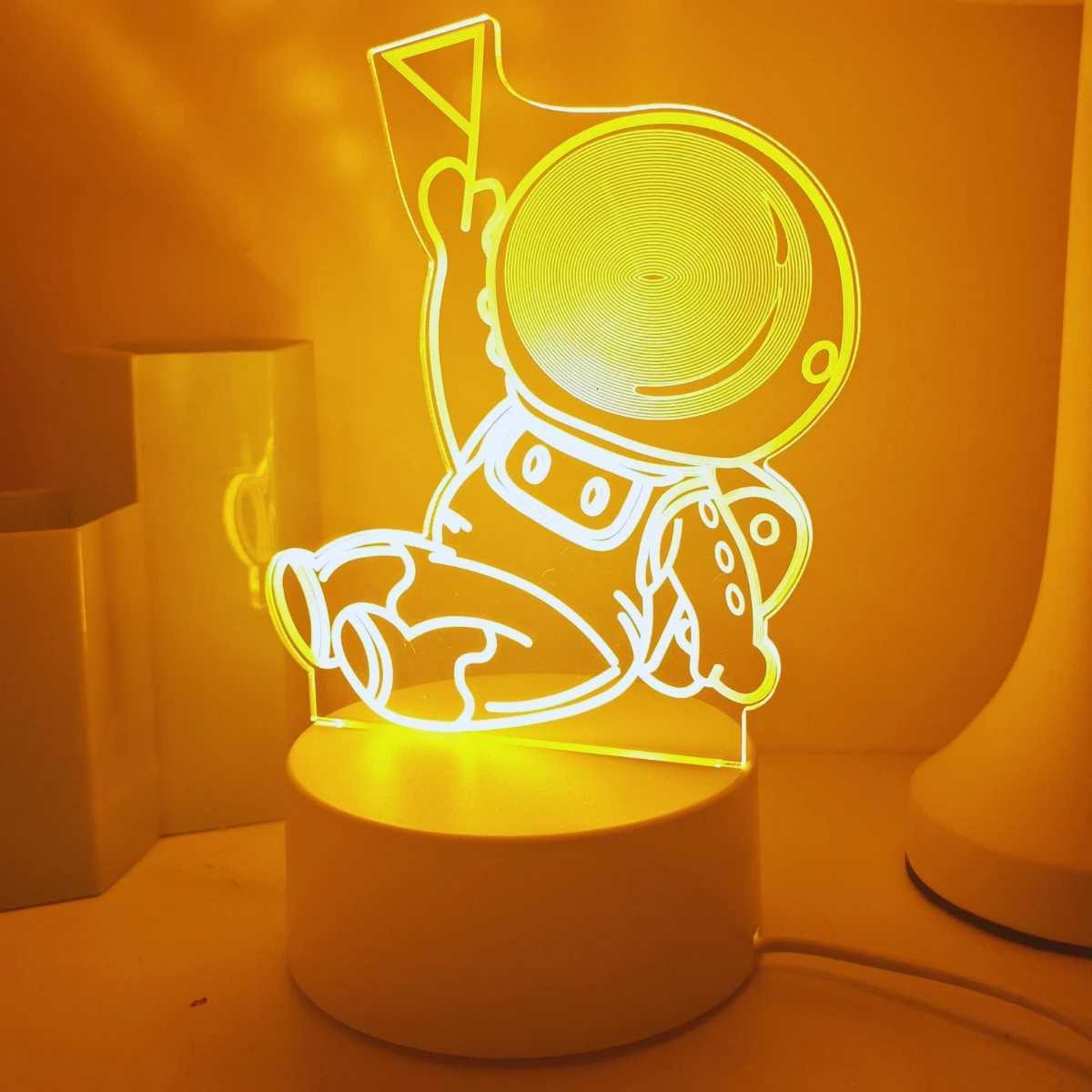 3D Astronaut USB Night Light for Bedroom Living Room Decorative Light Desk Lamp XJ250725