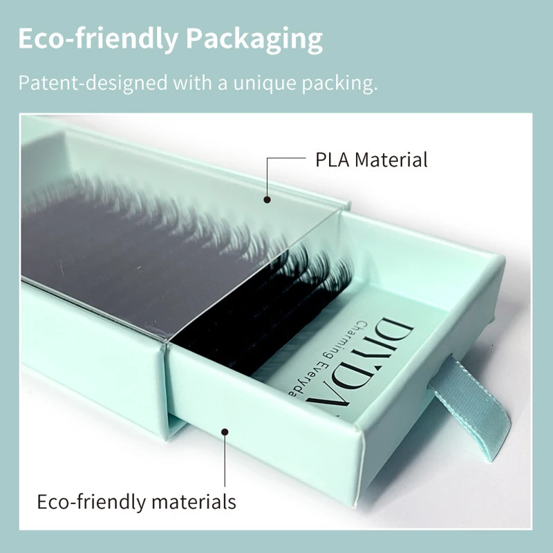 DIYDAY 16Rows Mink Lashes Individual Natural False Eyelashes B C CC D DD Curl Eyelash Supplies for Makeup 250714