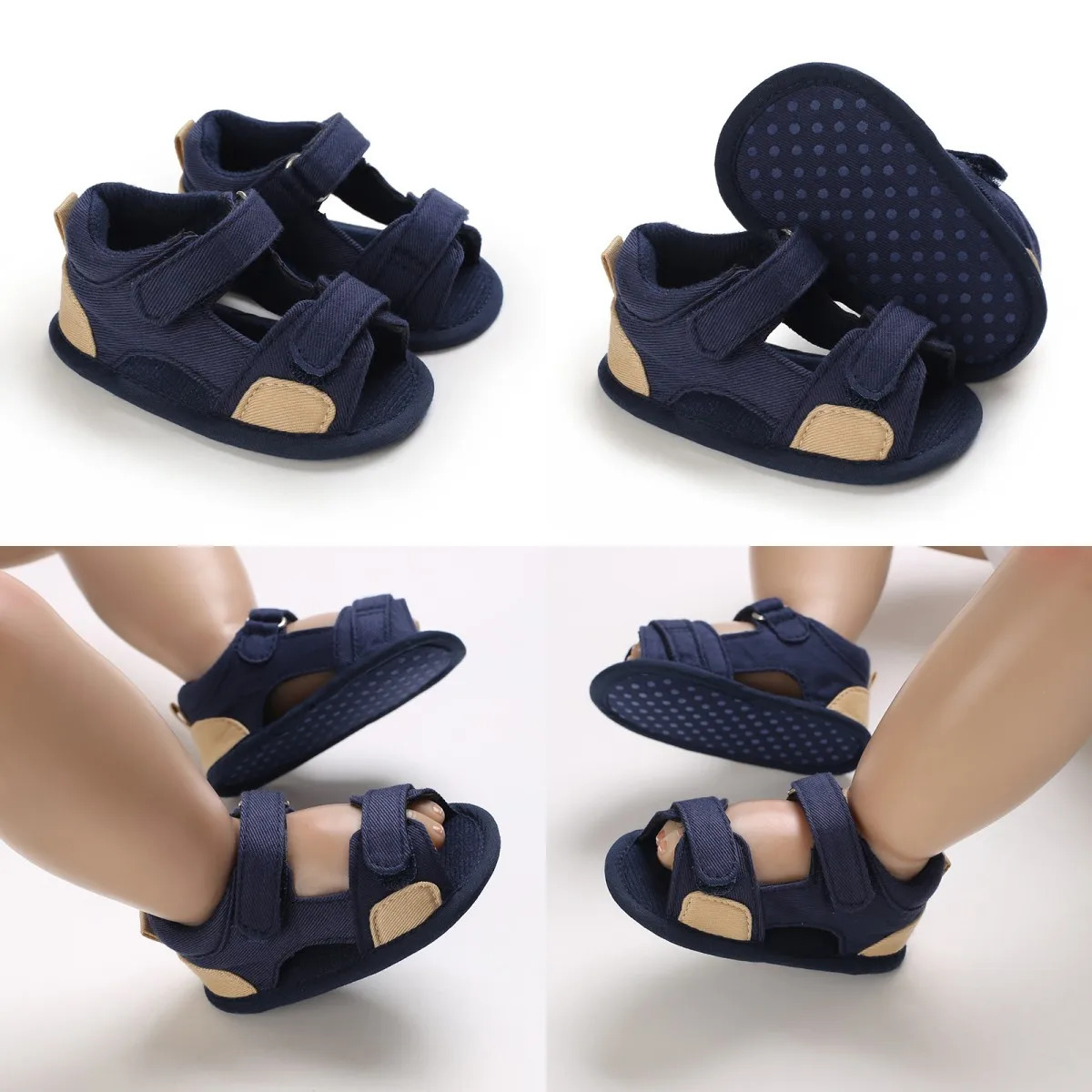 Summer Sandals born Baby Boys Girls Shoes Casual Soft Sole Breathable First Walker Canvas Nonslip Toddler 250725