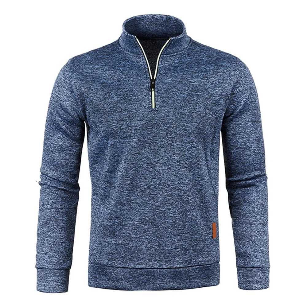 Men Sweatshirts Spring Thicker PulloverHalf Zipper Pullover for Male Hoody Man Sweatshir Autumn Solid Color Turtleneck Sweaters Z250725