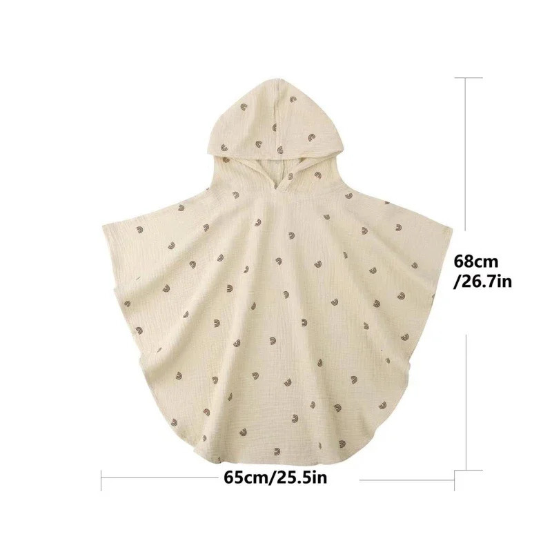 Hooded Towel for Baby Bath Towels w SolidFloral Color Infant Comfortable Skin Friendly Nursery Room Supplies 250725