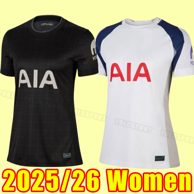 Women KULUSEVSKI KANE SON Soccer Jerseys 25 26 RICHARLISON HOJBJERG SPENCE PERISIC DIER 2025 2026 LUCAS TOTTENHAM kit ROMERO Football shirt girl home away