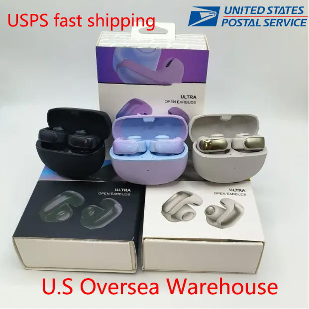 New Bluetooth 5.3 BS Ultra Open Earbuds V12 Wireless Earphones Tws Sport Earbuds HD Mic Call Ear Clip Waterproof In Ear Touch Control Gaming Earphones For Cell Phone