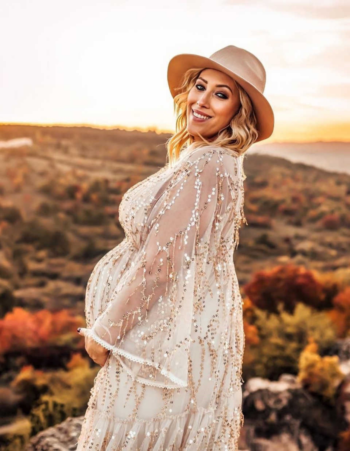 Sparkle Sequin Maternity Photoshoot Dress V Neck High Waist A Line Gown Baby Shower Dress For Photography Long Maxi Pregnancy Dress