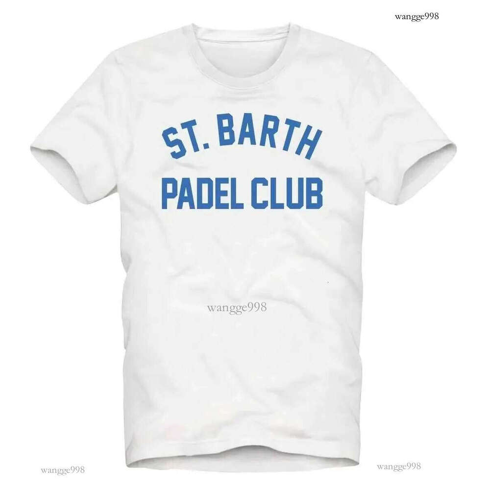 MC2 Saint Barth Padel Peripheral Pattern Printing Summer Luxury Brand Mens and Womens T-shirts Short Sleeves T250617
