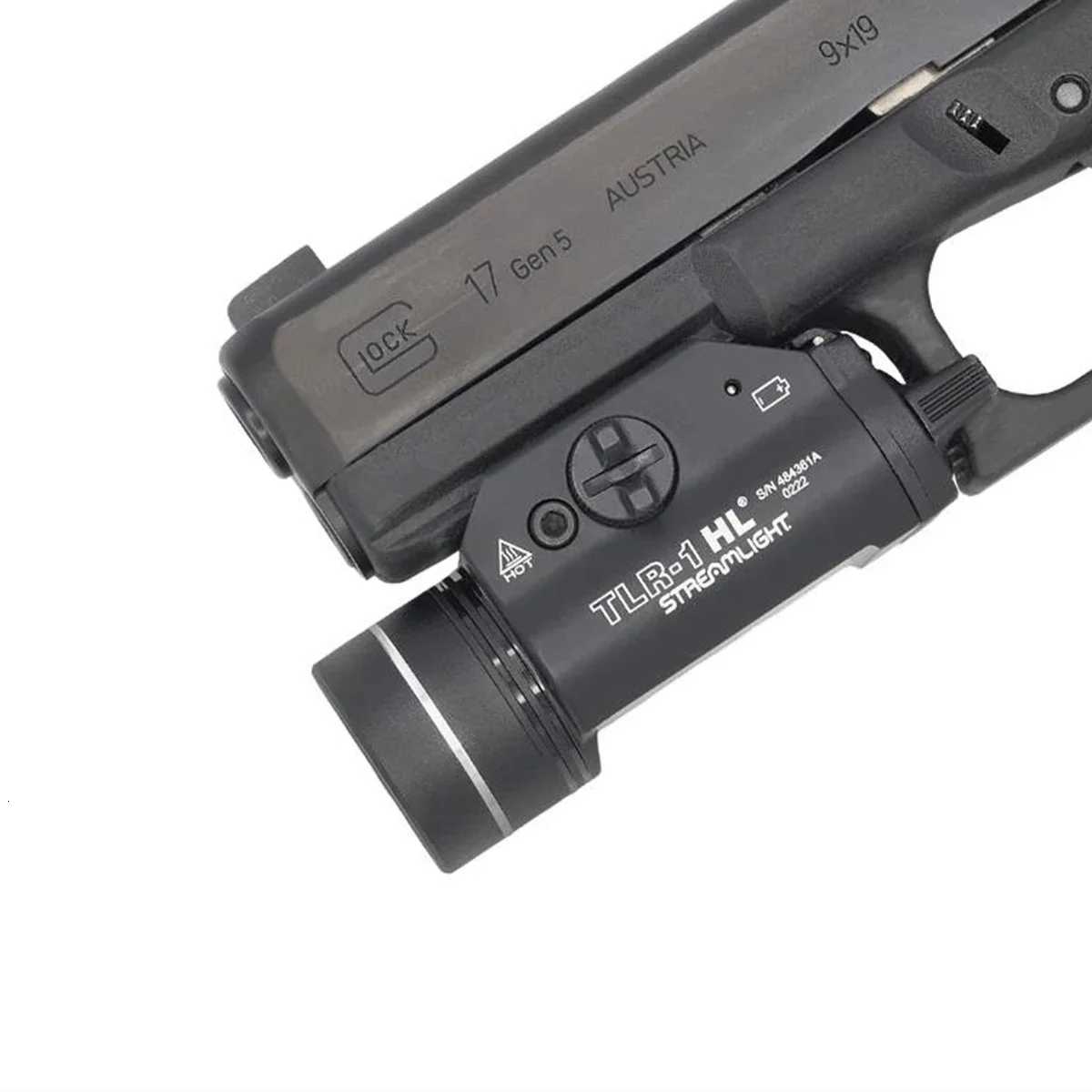 1 TLR-1HL TLR-3 TLR-4 TLR-7 TLR-8 TLR Tactical Weapon Scout Light Pistol Gun Flashlight LED Hunting Spotlight Gun Lamp Torch W250722