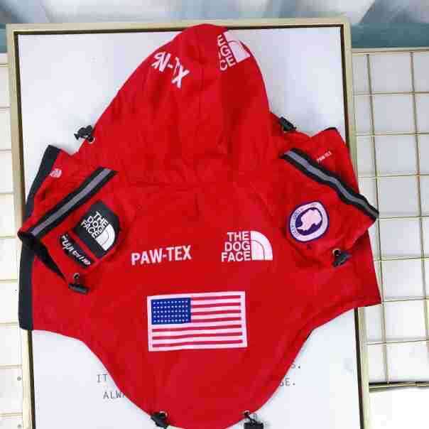 Pet Clothing Dog Clothes New Pet Dog Jacket Reflective Breathable Raincoat Windproof Waterproof Two-Legged Hooded