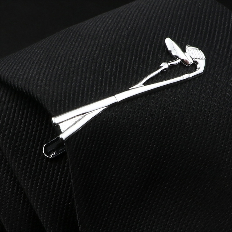 Mens Chrome Stainless Tie Clip Fork Spoon Shovel Knife Hammer Dolphin Shape Metal for Men Necktie Clips Pin Gift 250715