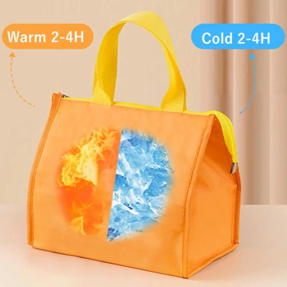 Portable Thermal Lunch Box Bags Large Capacity Oxford Cloth Food Storage Handbags Travel Picnic Pouch Insulated Cooler Bento Bag 250723