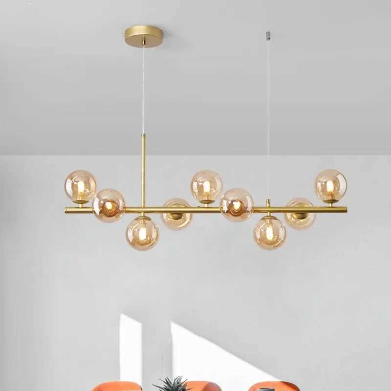Modern Pendant Lamps Led 9 Heads Rings Ceiling Hanging Chandeliers Black Loft Living Dining Room Kitchen Indoor Lighting Fixtures XJ250725