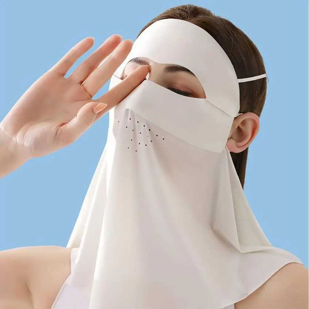 Sun Protection Mask Outdoor Sport Sunscreen Mask UV Protection Breathable Neck Gaiter Anti-UV Mask Silk Mask Z250725