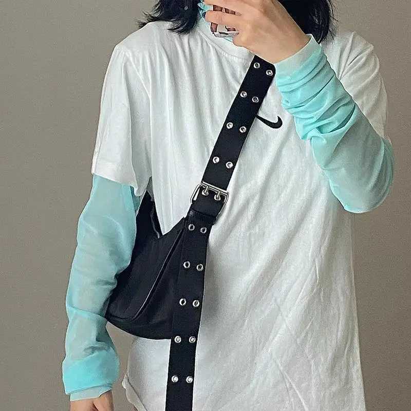 Trendy Crossbody Bags with Double-breasted Adjustable Strap Womens Shoulder Bag Zipper Purse Y250730