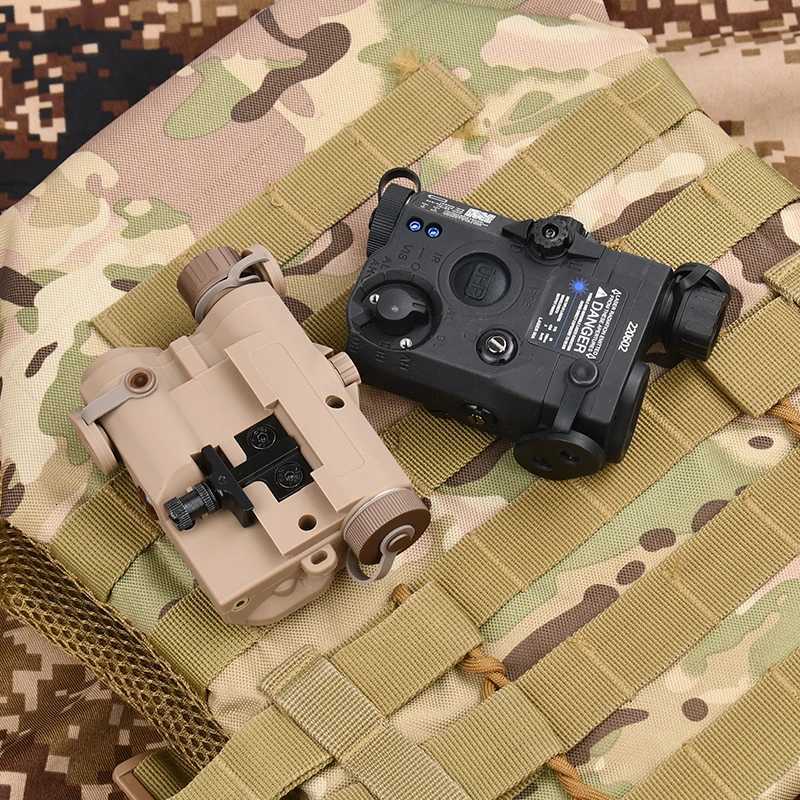 WADSN Airsoft UHP AN PEQ-15 PEQ15 LA5C Red Dot Green Blue IR Fill Light Laser Indicator Weapon Scout Light LED Strobe Flashlight W250722