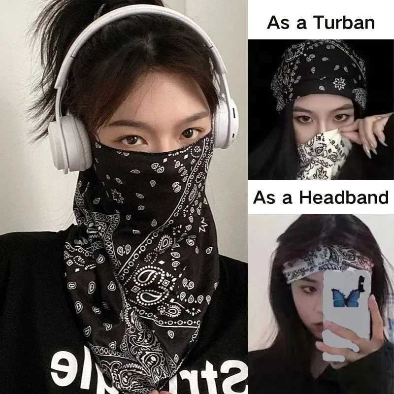 Fashion Punk Sunscreen Mask For Men Women Summer Face Neck UV Protection Ear Scarf Hip Hop Outdoor Sports Cycling Bandana Z250725