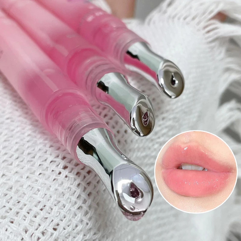 Peach Lip Oil Moisturizing Glass Gloss Fragrance Nonsticky Tint Lips Plumper Autumn and Winter Care Serum Primer 250716