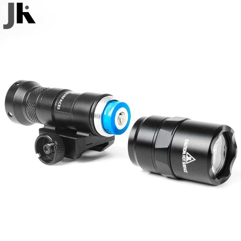 Tactical Gear SF M300B M300C M600B M600C Airsoft Flashlight Rifle Hunting Weapon Scout Light PEQ15 Indicator Fits 20mm Rail W250722