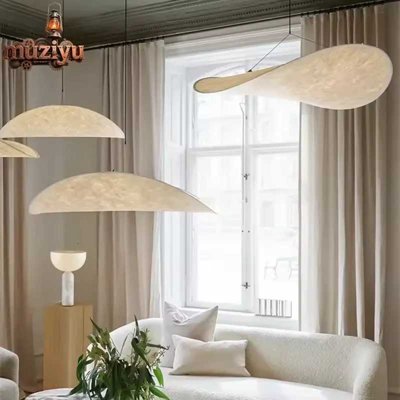 Muziyu Italian Original Design Paper Pendant Chandelier for Dining Living Room Island Leaf Shaped Indoor House Lighting DecorXJ250725