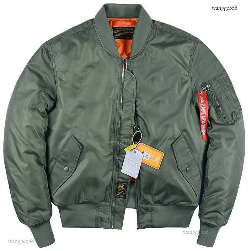 Men's Jackets New Alpha Martin Winter Autumn MA1 Bomber Jacket Mens Thick Military Tactical Paddle Coat Pilot Baseball Jacket J241105