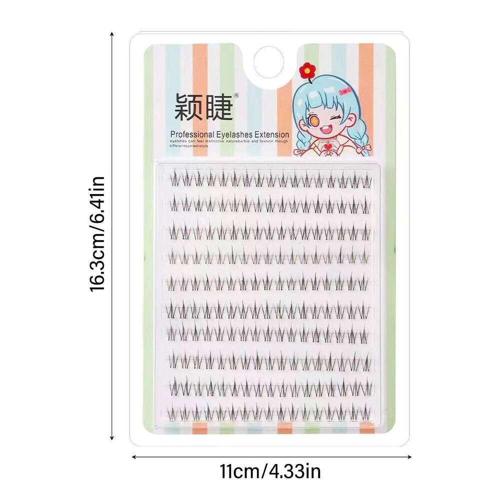 DIY Wispy False 10-12mm Little Devil Lash extenstion Cosplay maga Eyelashes for Daily Party Traveling Makeups X250725