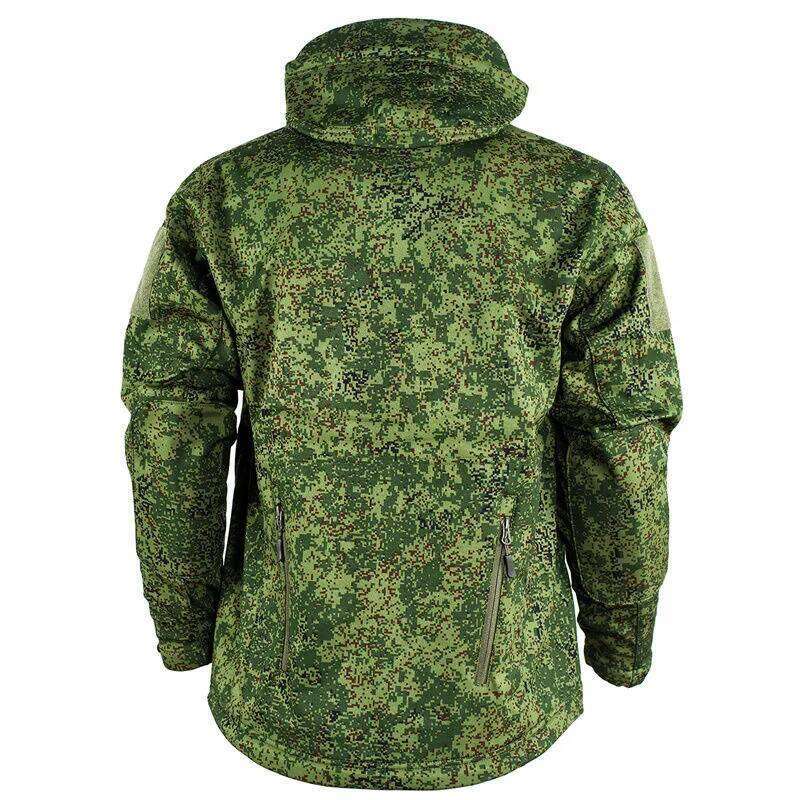 Tactics Jackets Men Outdoor Sports Soft Shell RucamoCamouflage Coats Training Fleece Warm Waterproof Windproof Trip Cargo Jacket