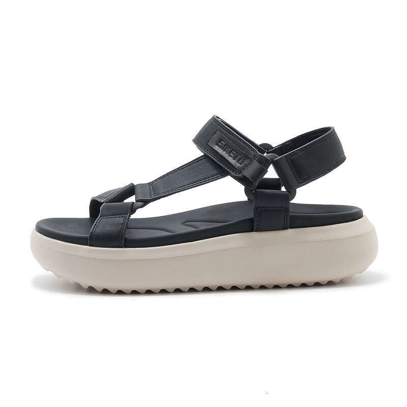 1138-5 New 2025 MD Lightweight Sandals Casual Sports Comfortable Thick Sole Velcro Large Size Women's Shoes
