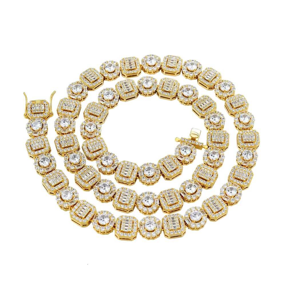 Vintage Style Moissanite Tennis Necklace Quality Guaranteed Proper Price Link Chain Claw Setting for Parties