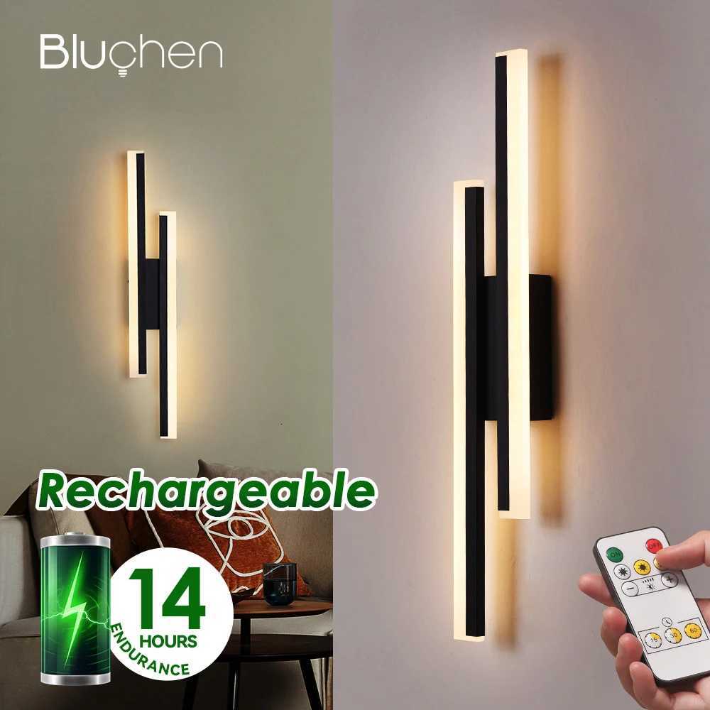 Rechargeable Wall Sconces Lights Wireless Wall Lamp Battery Powered 4400mah LED Wall Light for Home Corridor Decoration 50cm XJ250725